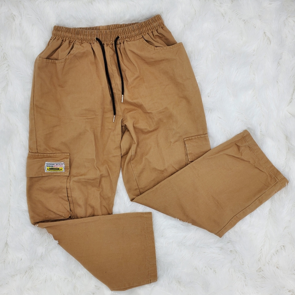 Cargo Tan Pants Unisex Juniors 2